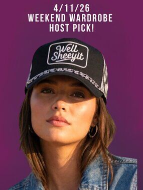 “Well Sheeyit” Trucker Hat Black Western Graphic Snapback Boutique Cowgirl Hat